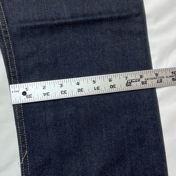 Vans Off the Wall Strater Denim Jeans 32x32 Dark Blue Straight Fit Mid Rise New - Picture 10 of 10